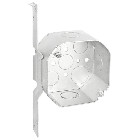 Southwire Electrical Box, 20 cu in, Octagon Box Type, Steel, Octagon Shape 54171-F